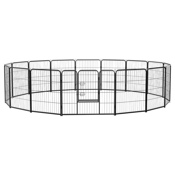 Smugdesk.com 16 Panel Heavy Duty Dog Exercise Pen & Reviews | Wayfair
